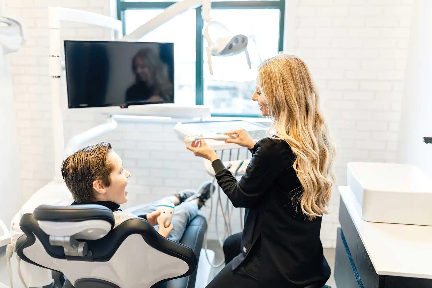 Elite Dental Studio in Westborough, MA Dental Patient in Chair